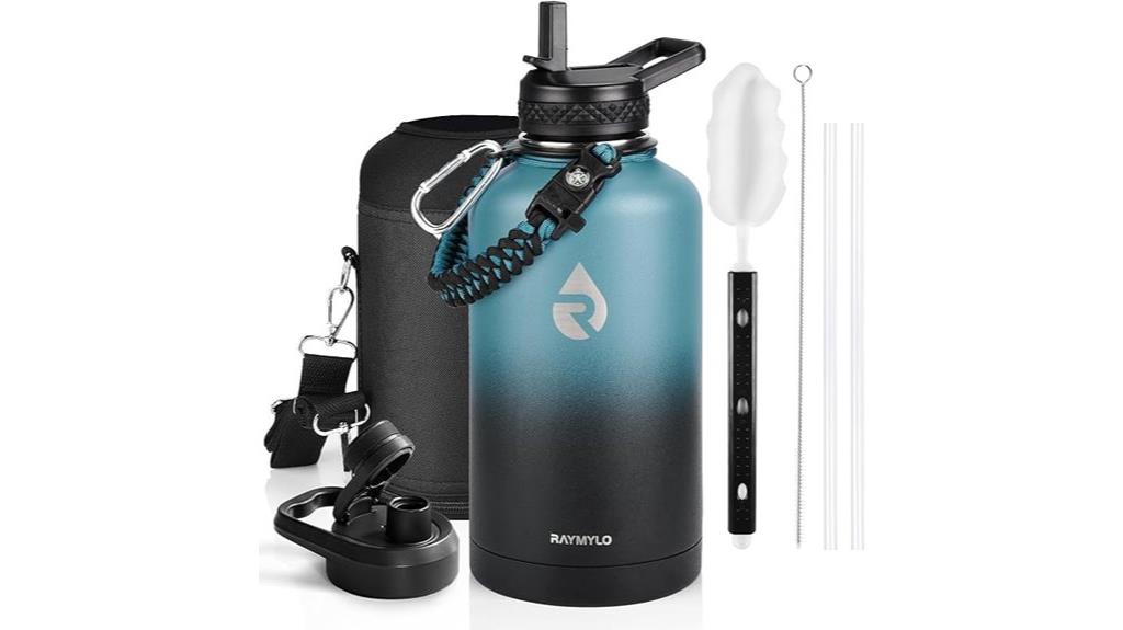 insulated 64oz water bottle