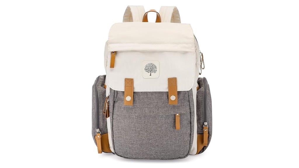 insulated pockets diaper backpack