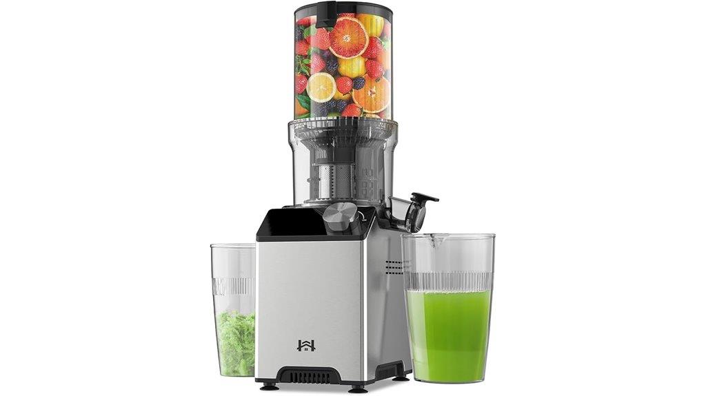 juicer with wide feed