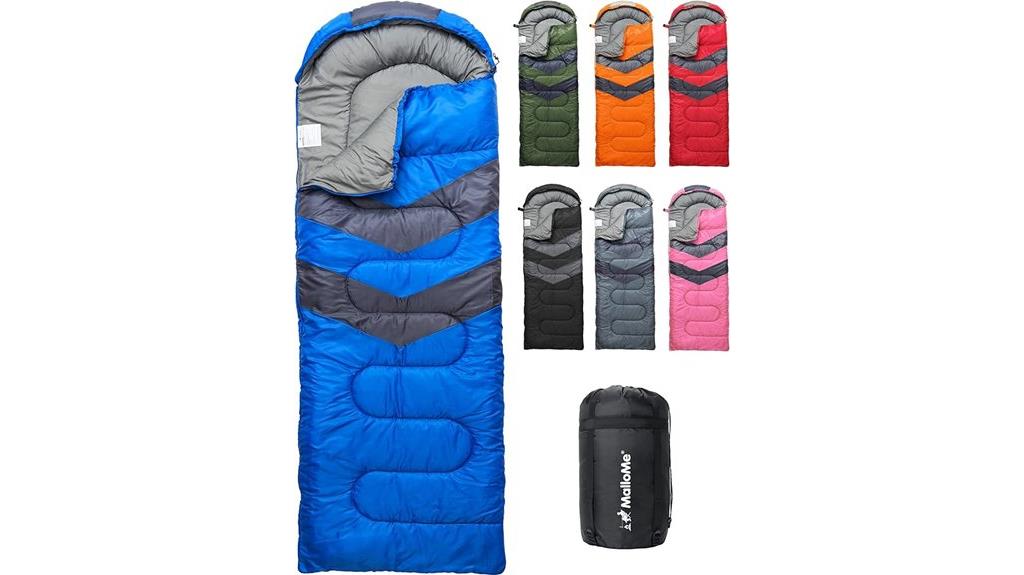 kid and adult sleeping bags