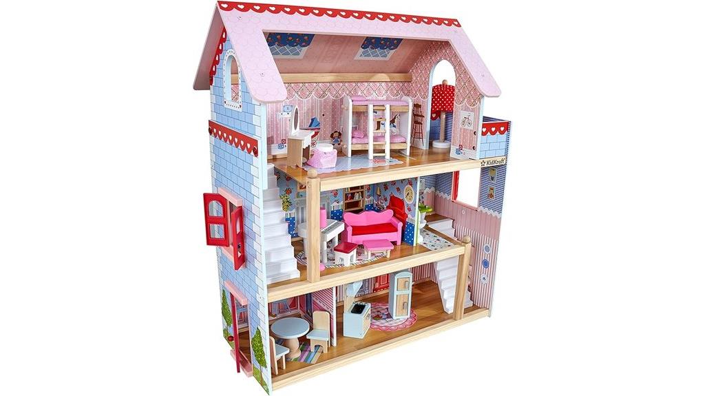 kids dollhouse with accessories