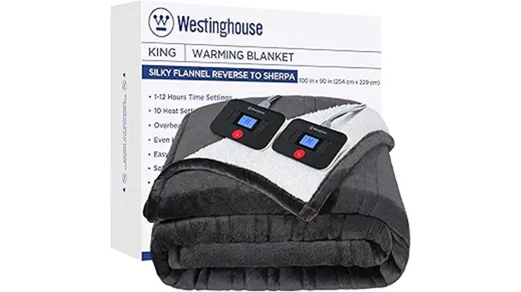 king electric blanket features