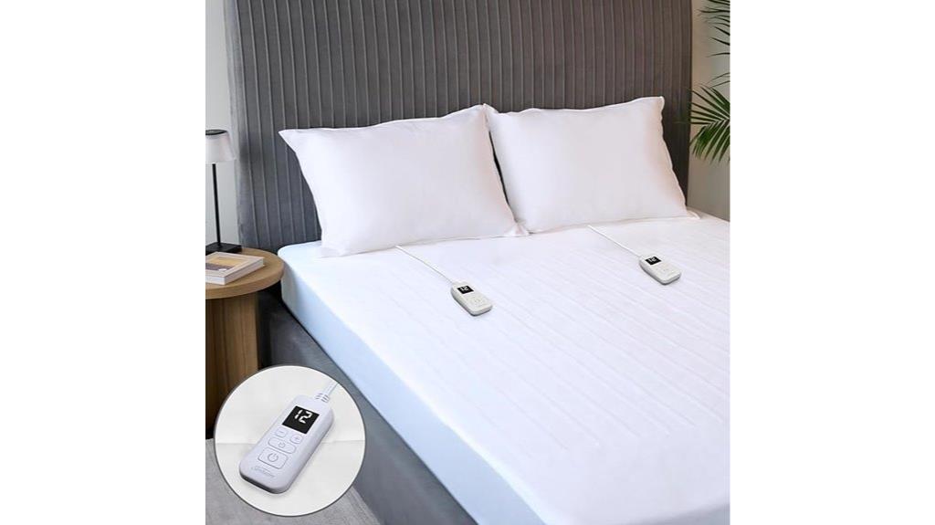 king sized heated mattress pad