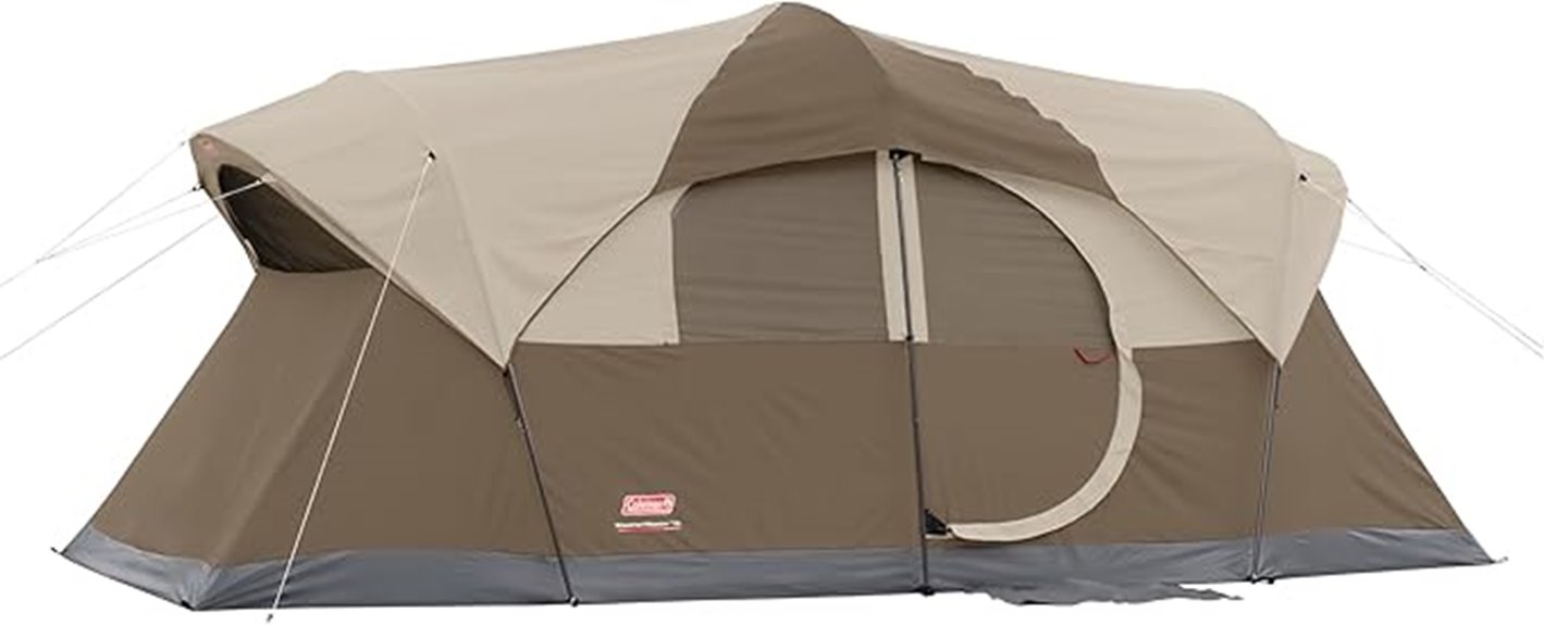 large 10 person camping tent