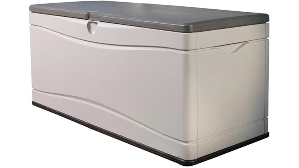 large 130 gallon deck box