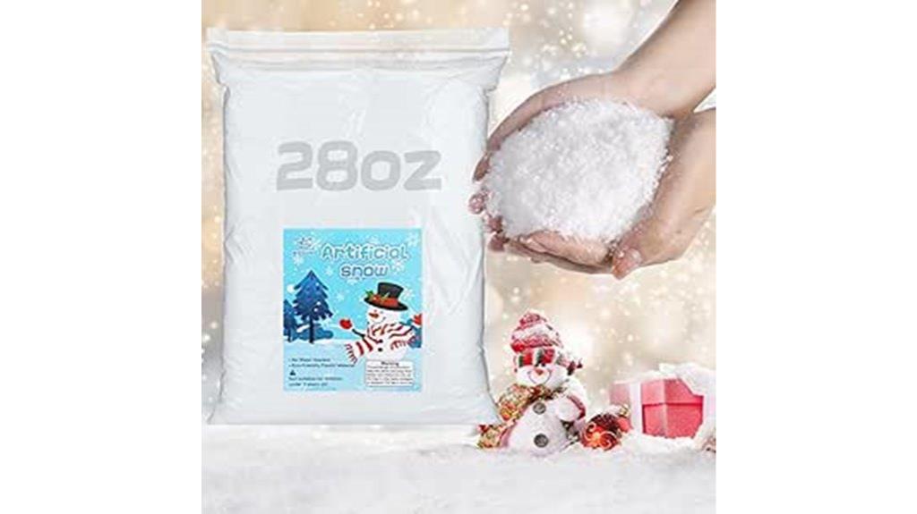 large 28oz fake snow