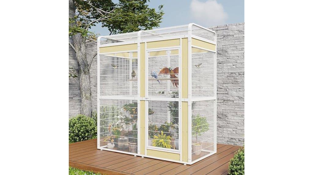large cage for small birds