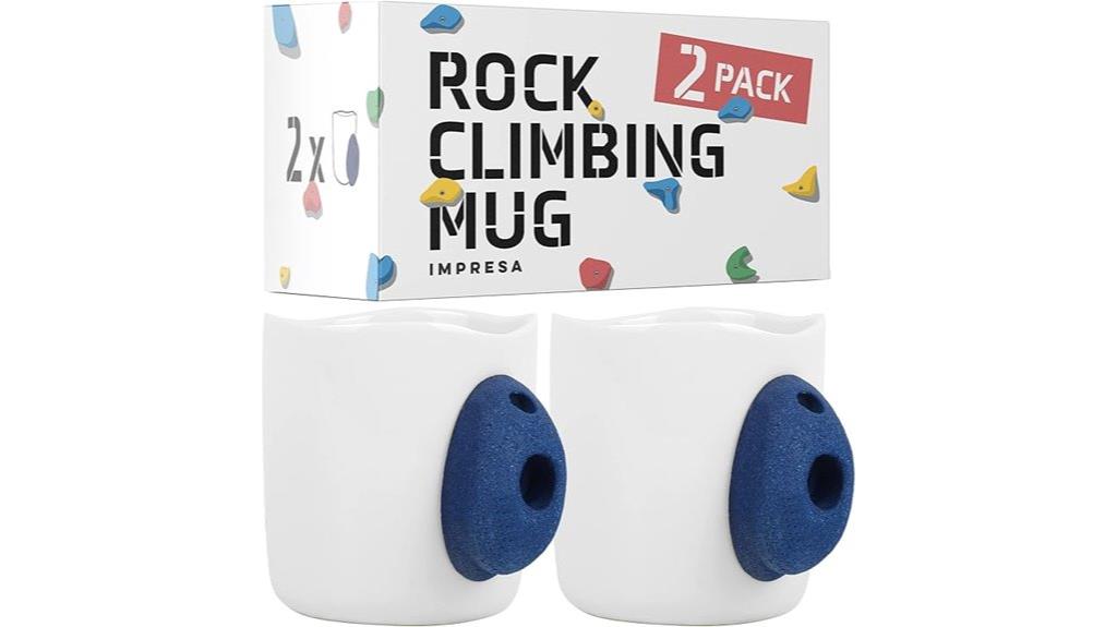 large ceramic climbing mugs