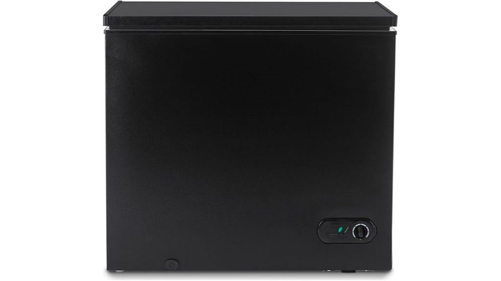 large freezer with basket