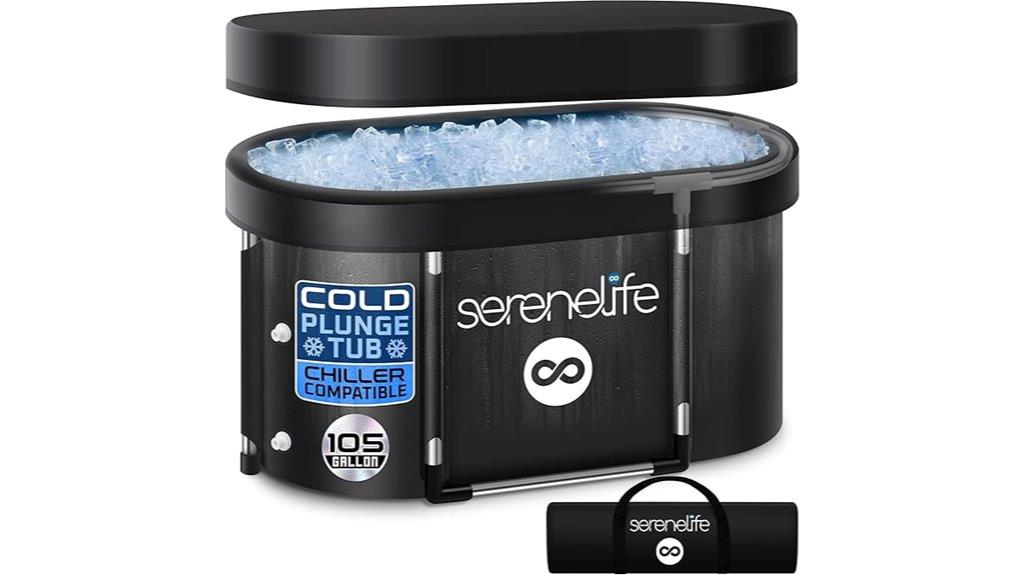 large insulated oval tub