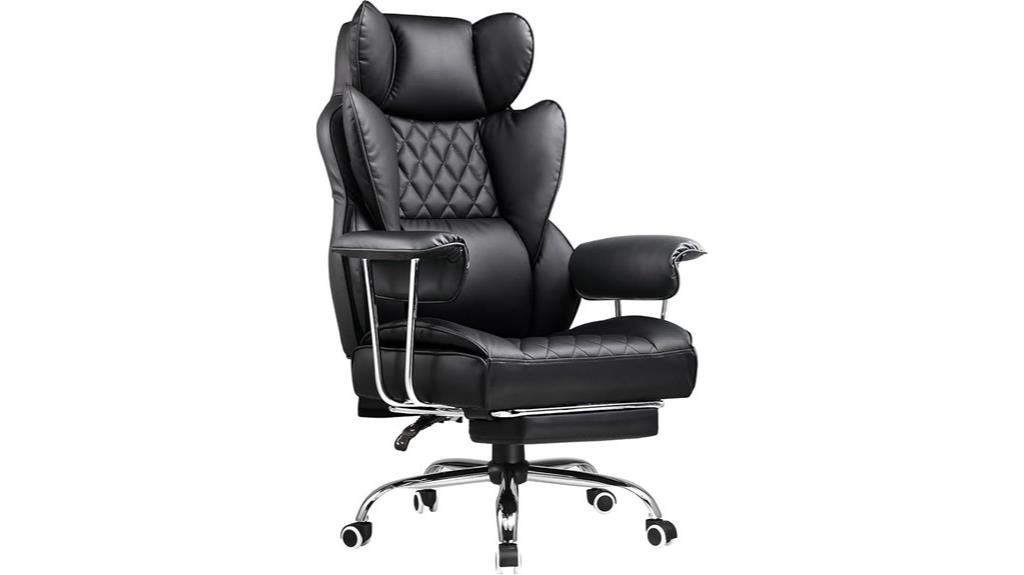 large leather office chair