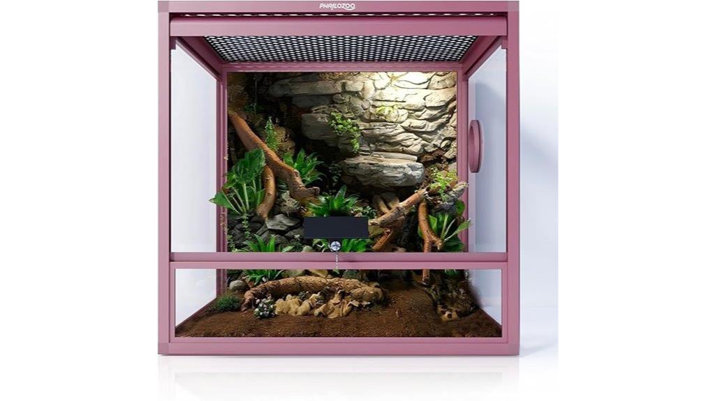 large lockable reptile enclosure
