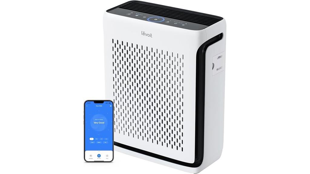 large wifi hepa purifier