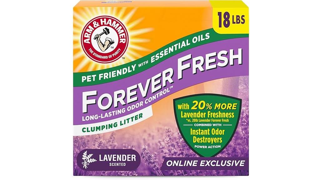 lavender scent clumping cat litter