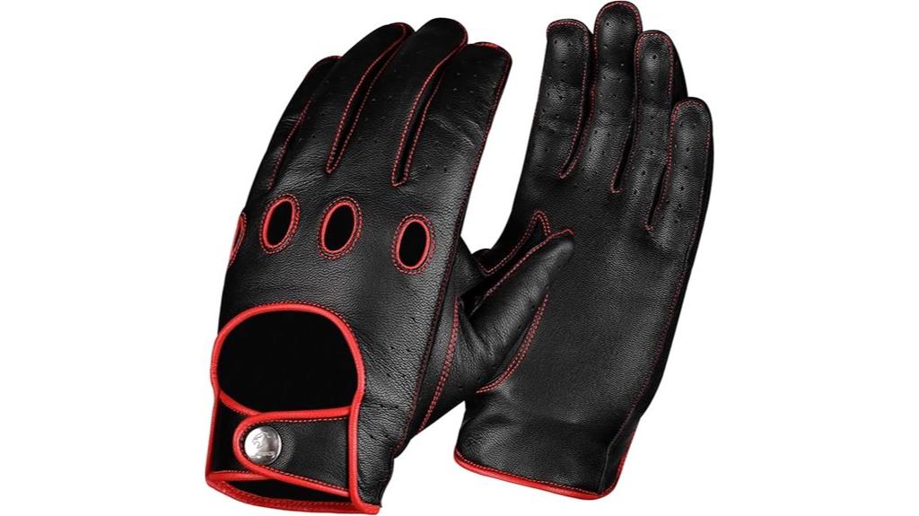leather gloves with touchscreen