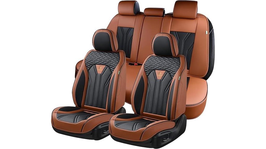 leather seat covers set