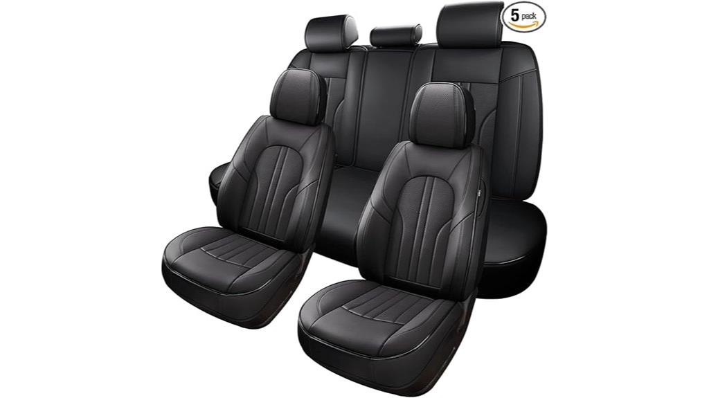 leather waterproof car seat cover