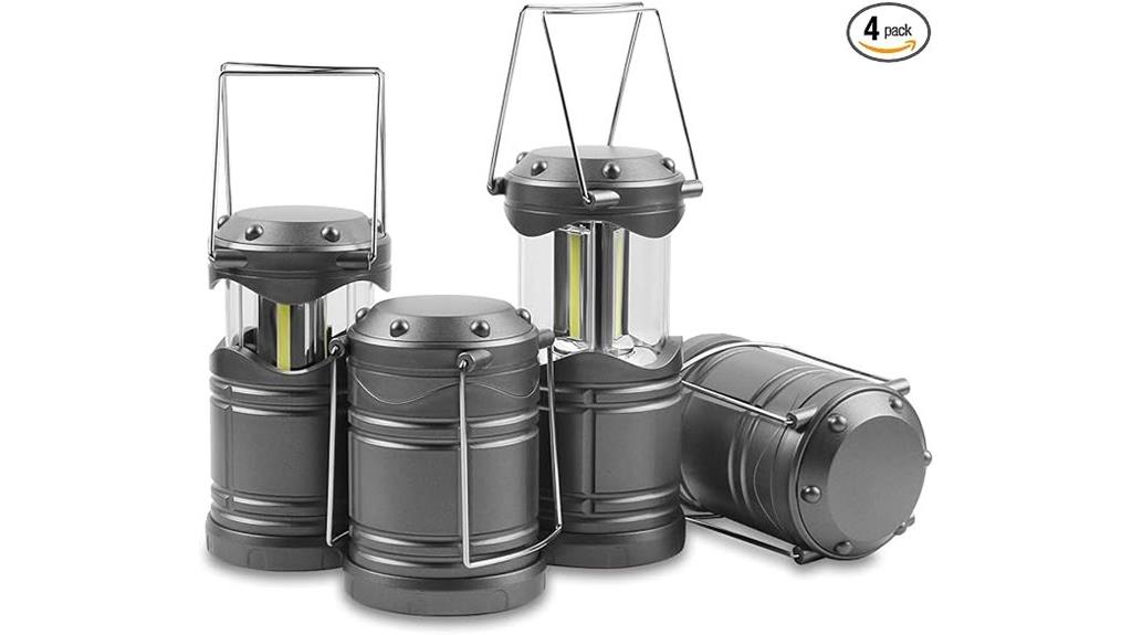 led camping lanterns four pack