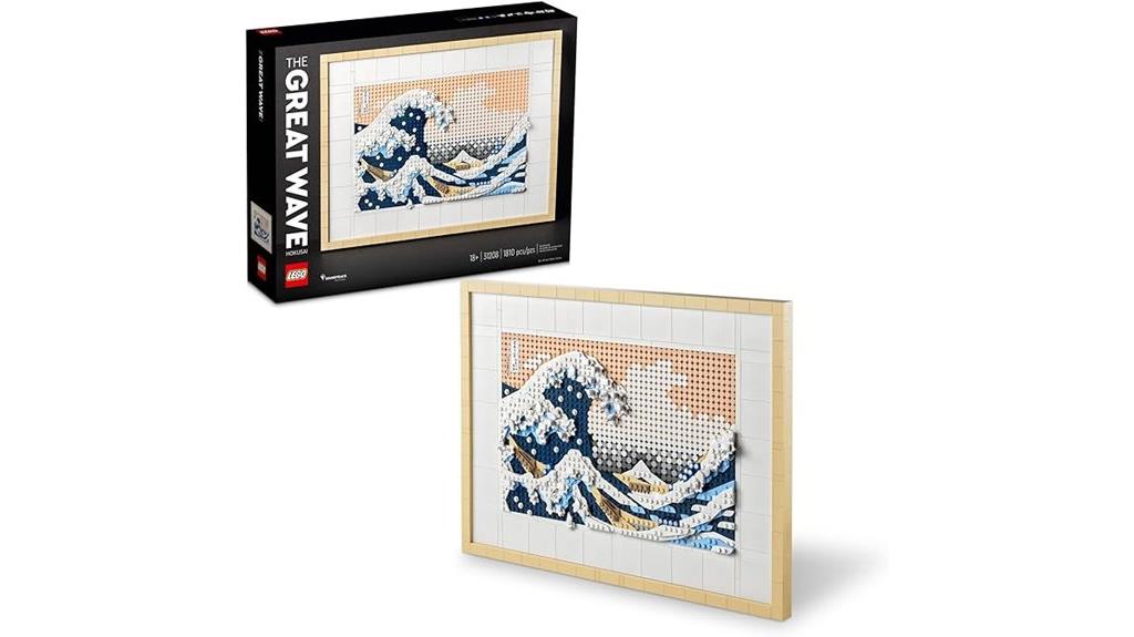 lego art hokusai