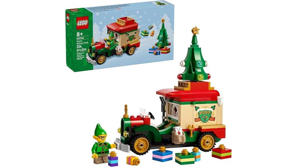 lego santa delivery truck