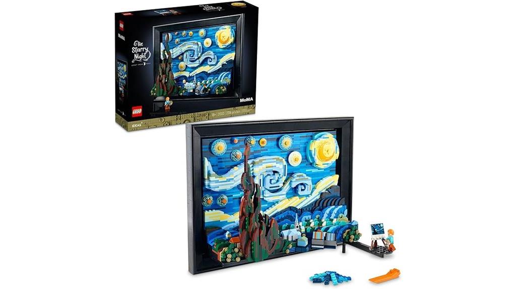 lego van gogh starry night