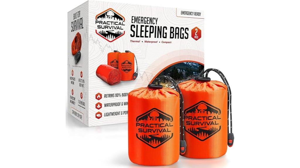lightweight emergency sleeping bags