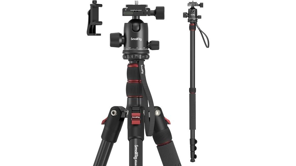 lightweight foldable aluminum tripod