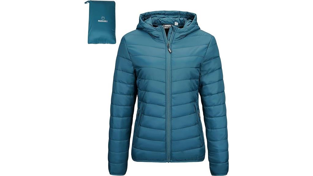 lightweight packable puffer jacket