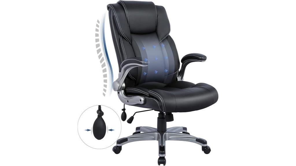 luxurious high back office chair