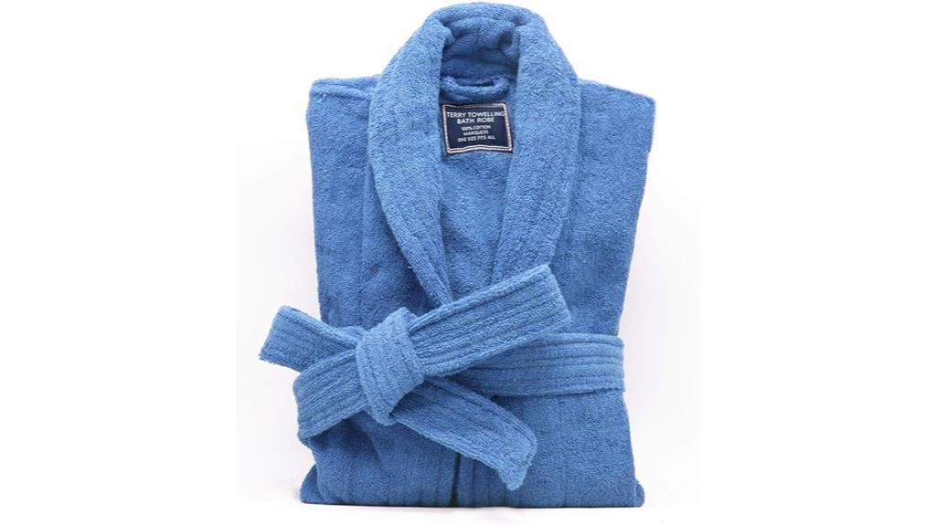 luxurious plush terry robe