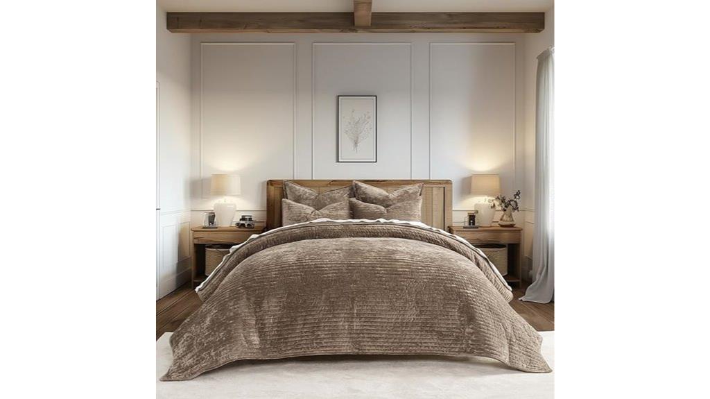 luxurious velvet king bedding