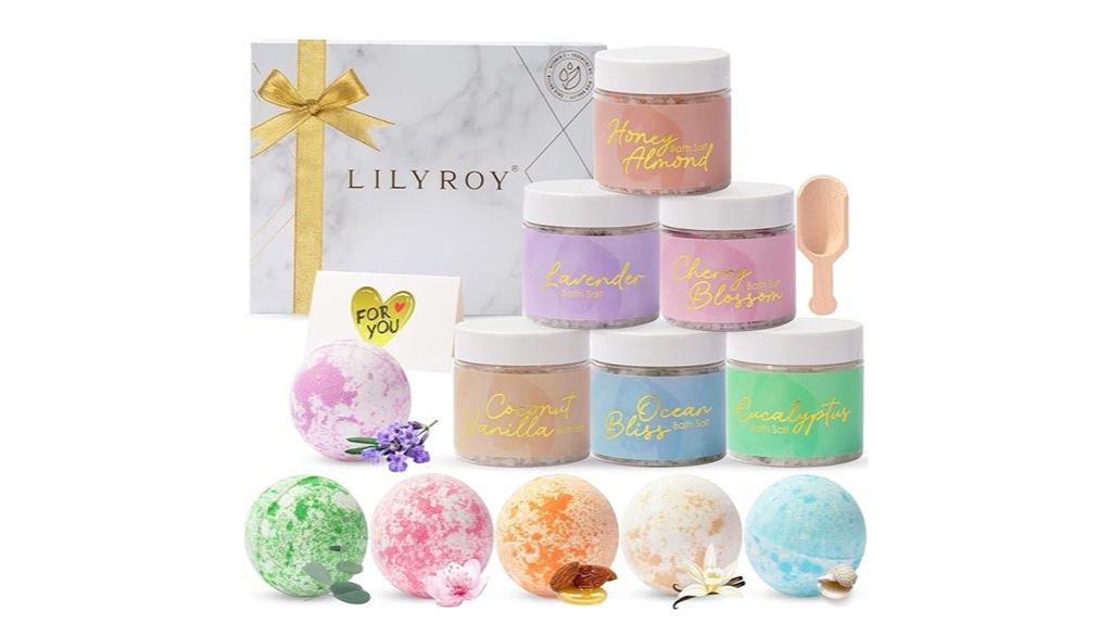luxury bath salt set