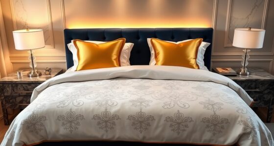 luxury bedding for retreat