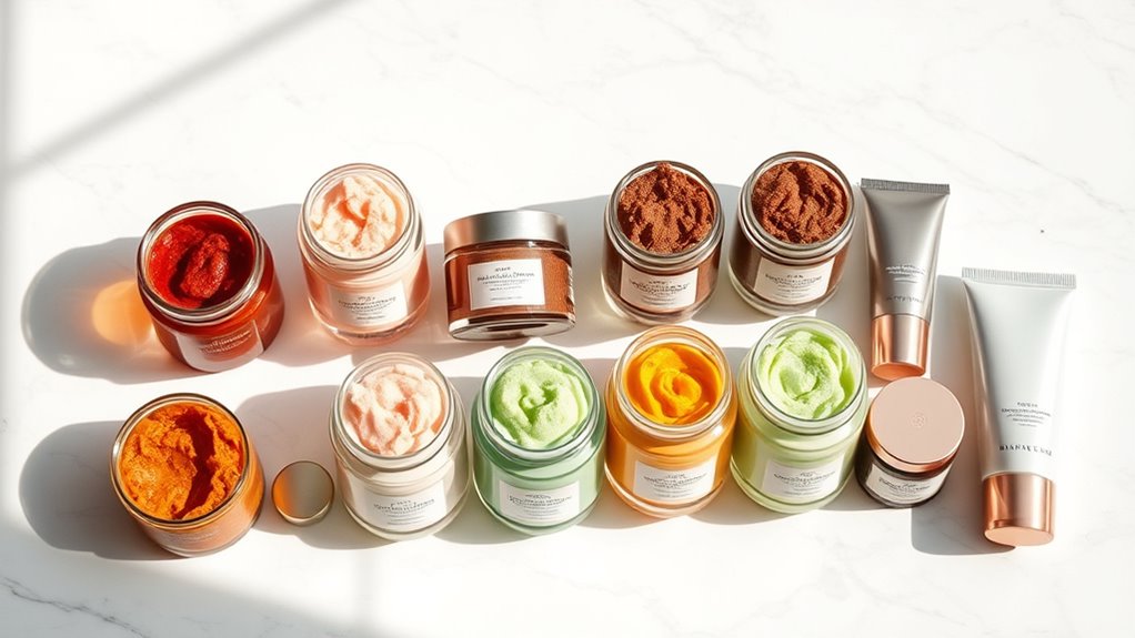 luxury body scrub sets