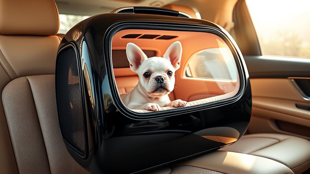 luxury dog travel carriers