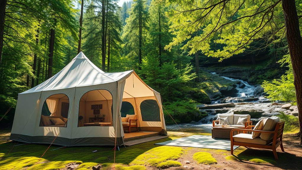 luxury durable camping tents