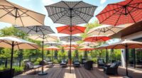 luxury durable outdoor umbrellas