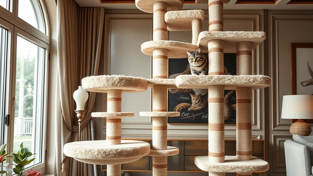 luxury feline play spaces