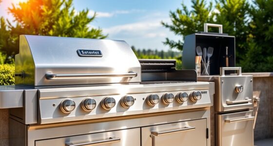 luxury outdoor grill selection