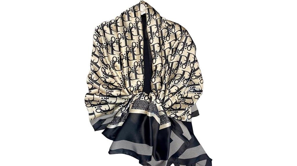 luxury silk scarf