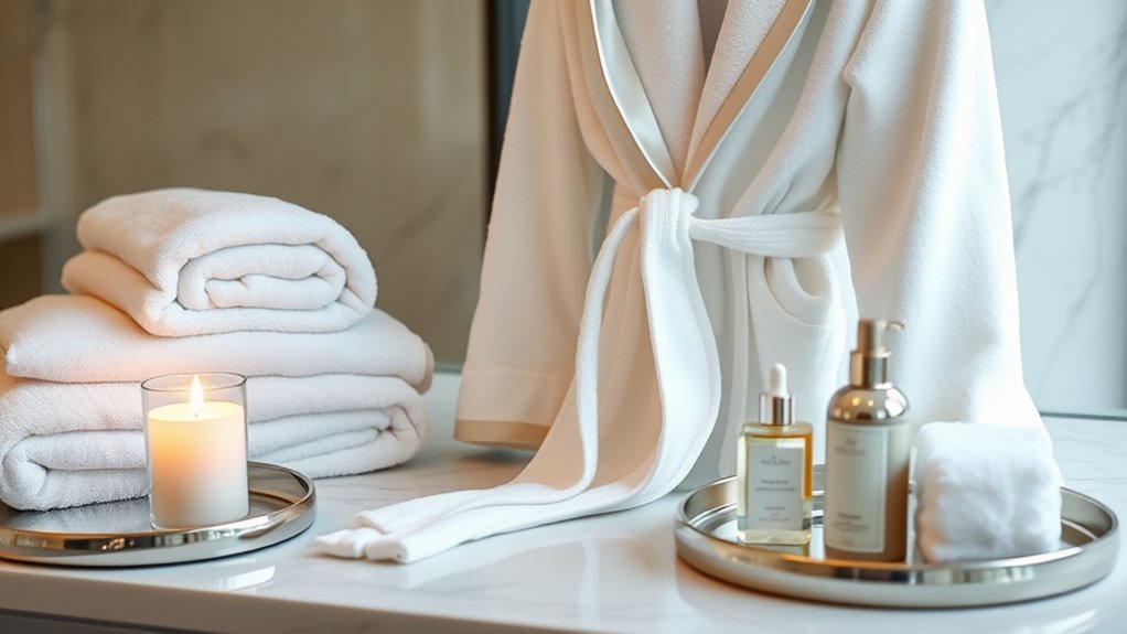 luxury spa towel sets