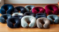 luxury travel neck pillows
