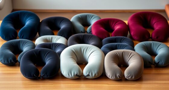 luxury travel neck pillows