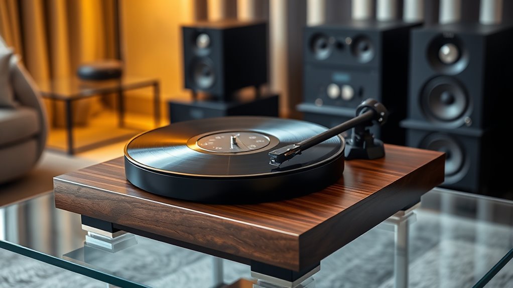 luxury vinyl record players