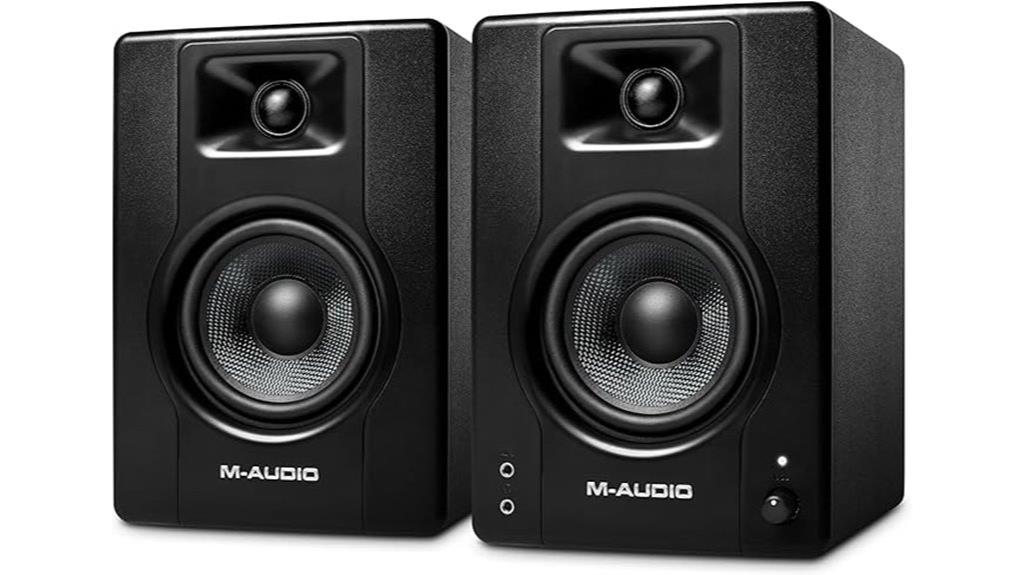 m audio bx4 studio monitors