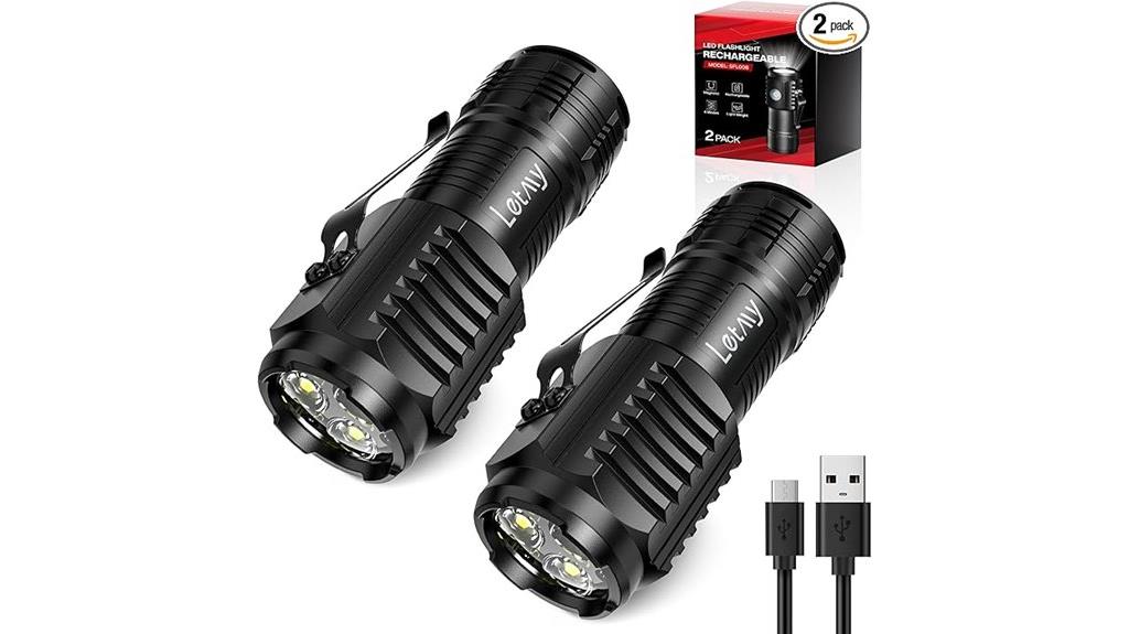 magnetic mini rechargeable flashlights