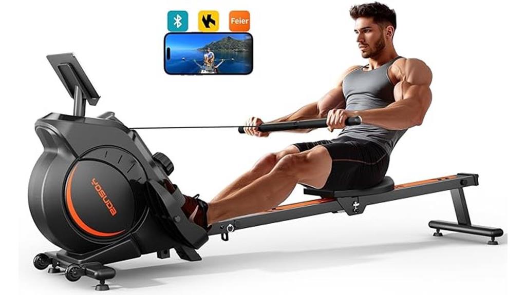 magnetic water rowing machine