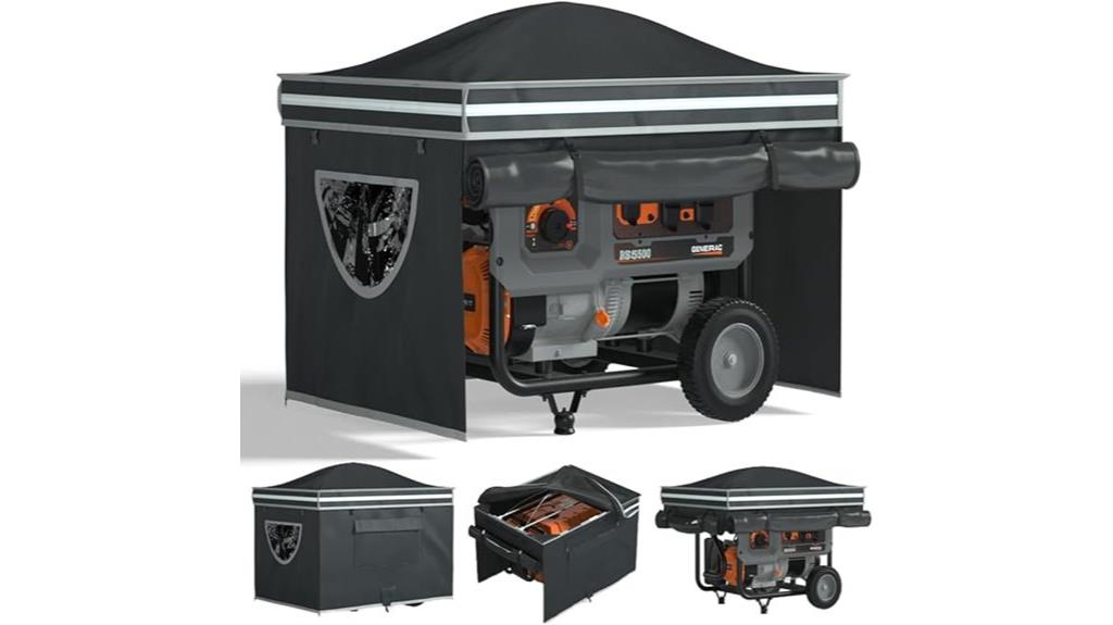 marine grade generator shelter