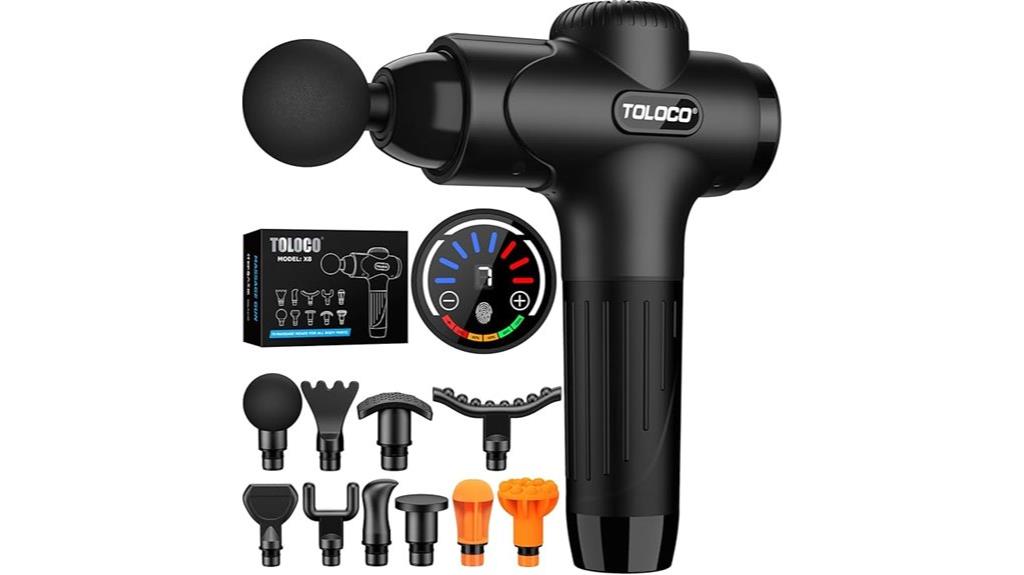 massage gun with heads