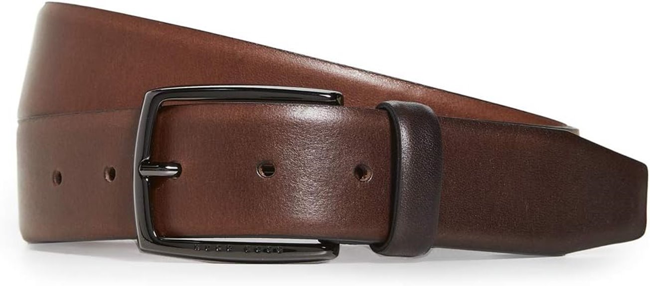 men s italian leather belt